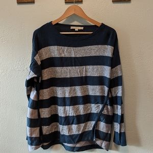 LOFT mixed media sweater